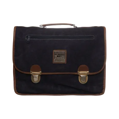Briefcase (Blue, Brown) from Memphis One