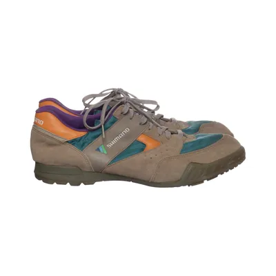Bicycle shoes (Gray, Blue, Orange) from Shimano