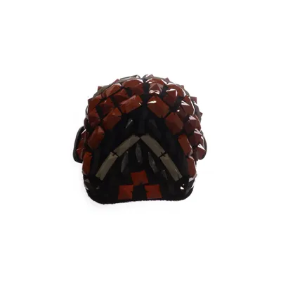 Baseball cap (Black, Multicolored) from H&M Studio Acrylic, Elastane, Mohair, Polyamide, Polyester, Suede, Viscose, Wool