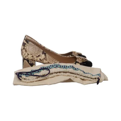 High heels (Beige, Black, Multicolored) from Tory Burch Leather