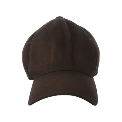Baseballkeps (Brun) från Yupoong Bomull, Elastan, Polyester