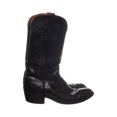 Cowboylaarzen (Zwart) van Lucchese Leer