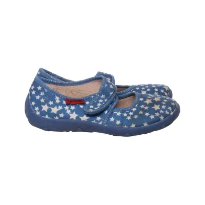 Slippers (Blue, White) from Leone Leather