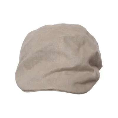 Flat cap (Beige) från Mcburn Bomull, Linne