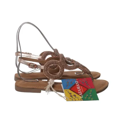 Sandales (Marron) de Lazamani Cuir