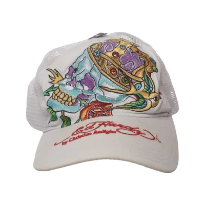 Casquette de camionneur (Blanc, Multicolore) de Ed Hardy by Christian Audigier Coton, Polyester