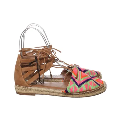 Espadrilles (Marron, Multicolore) de Aquazzura Cuir