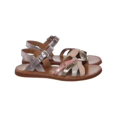 Sandaler (Sølv, Pink, Flerfarvet) fra Pom d'Api Læder