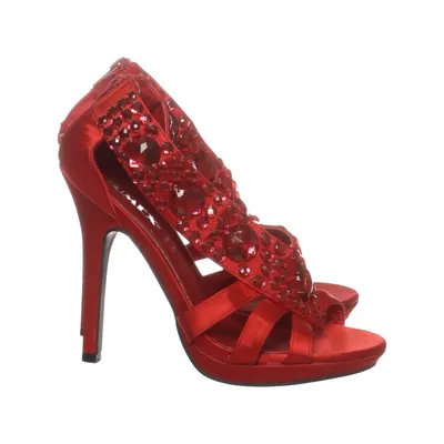 High heel sandals (Red) from Jumex Leather
