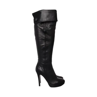 Heeled boots (Black) from Varese Leather