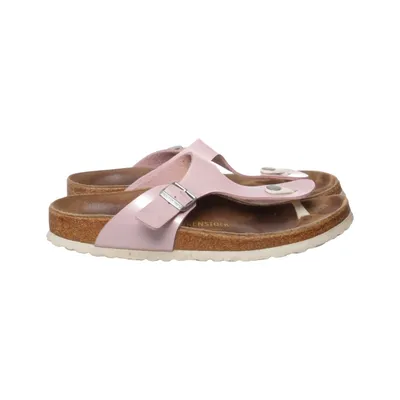 Teenslippers (Gizeh) van Birkenstock Leer