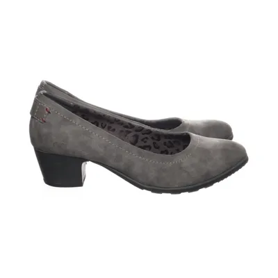 High heels (Gray) from s.Oliver Faux suede