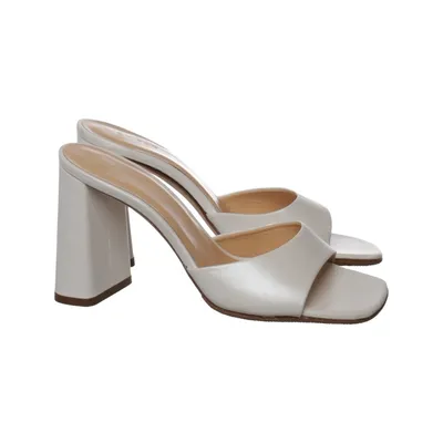 Mules (White) from By Far