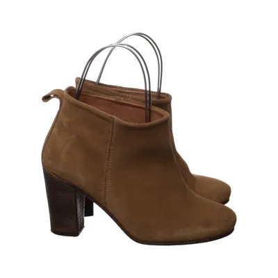 Heeled boots (Brown) from Hakei Leather