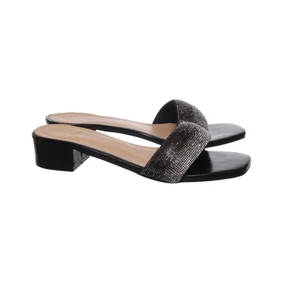 Mules (Noir, Argent) de Sergio Todzi