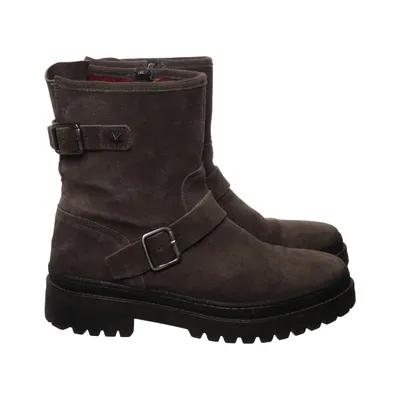 Ankle boots (Basic Biker Boot Suede) from Tommy Hilfiger Leather
