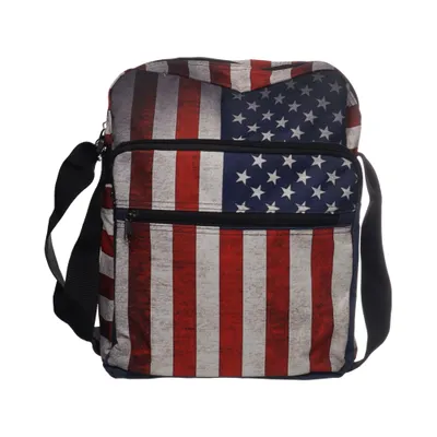 Sac à bandoulière (Rouge, Bleu, Blanc) de New-Rebels