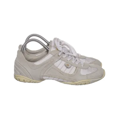 Sneakers (Gray, White) from Young Spirit Leather