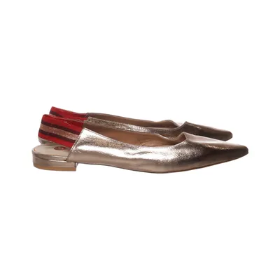 Ballet flats (Gold) from La Strada Leather