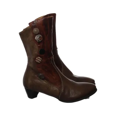 Ankle boots (Brown, Multicolored) from Think! Leather