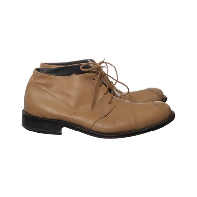 Ankle boots (Beige) from AMS Leather
