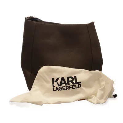 Schoudertas (Grijs) van Karl Lagerfeld Leer