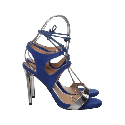 High heel sandals (Blue, Silver) from Dune Polyurethane
