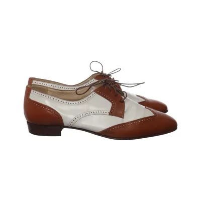 Brogues (White, Brown) from Corinne Leather