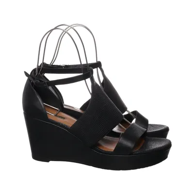 Wedges (Black) from Belmondo Leather