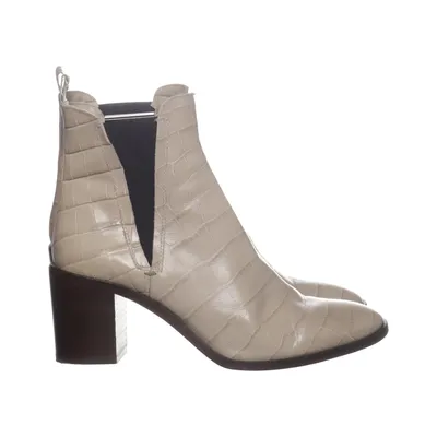 Chelsea boots (Beige) van Fabio Rusconi Leer