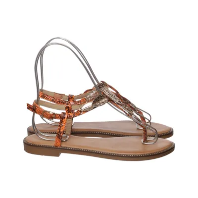 Sandales (Orange, Or) de Malien
