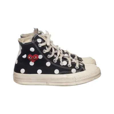 Tygskor (Svart, Vit) från Comme des Garçons PLAY x Converse