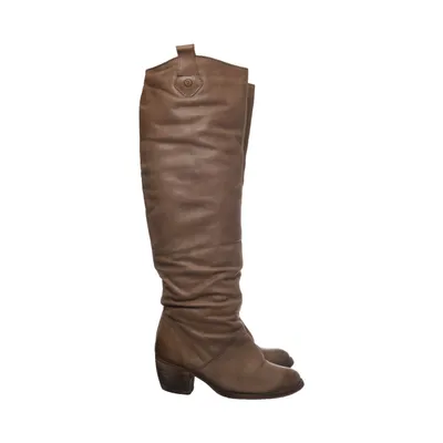Stövlar (Beige) Skinn
