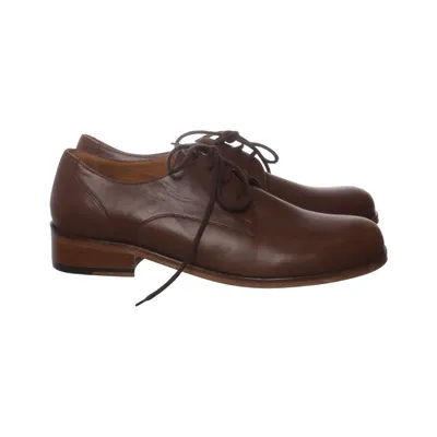 Derby schoenen (Bruin) van Agnès B. Leer