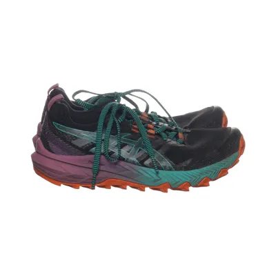 Running shoes (Black, Multicolored) from Asics Faux leather, Polyurethane
