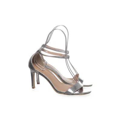 High heel sandals (Silver) from Simply Be