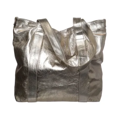 Weekendbag (Guldfärgad) från Orsay Bomull, Skinn