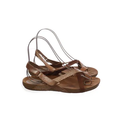 Sandals (Brown, Gold) from Yokono