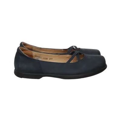 Ballerina's (Blauw) van Waldviertler Leer