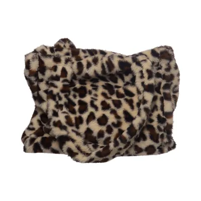 Handväska (Beige, Brun) Pälsimitation