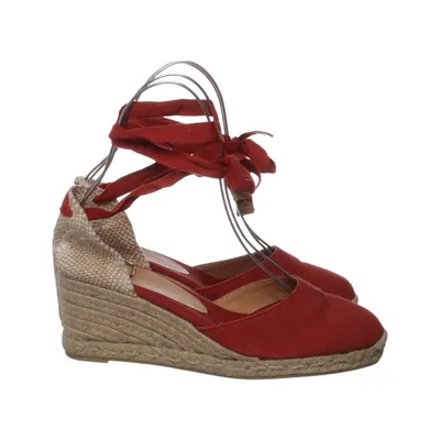 Wedges (Carina) from Castañer Cotton, Leather