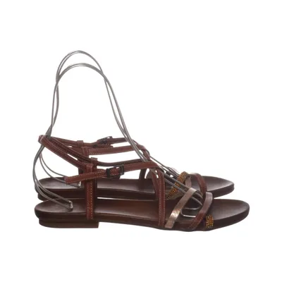 Sandaler (Brun, Guldfärgad) från Porronet