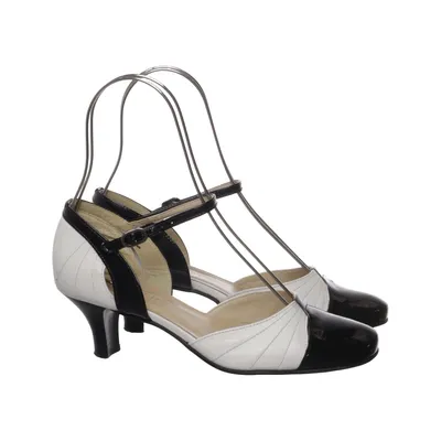 Tanzschuhe (Schwarz, Weiß) von Uno Due Tre Leder