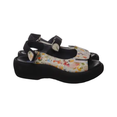Wedges (White, Multicolored) from Wolky
