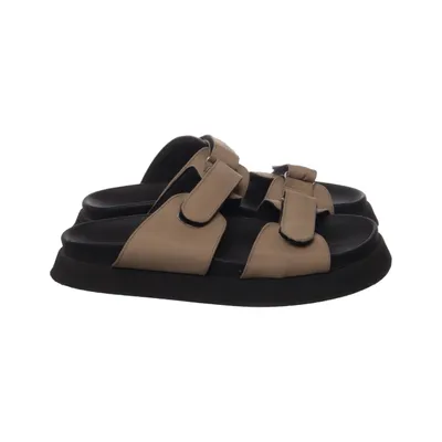 Mules (Beige, Noir) de Garment Project Cuir