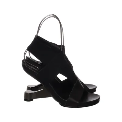 Højhælede sandaler (Sort) fra United Nude Læder
