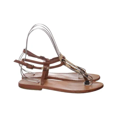 Sandals (Brown, Multicolored) from Les Tropeziennes Leather