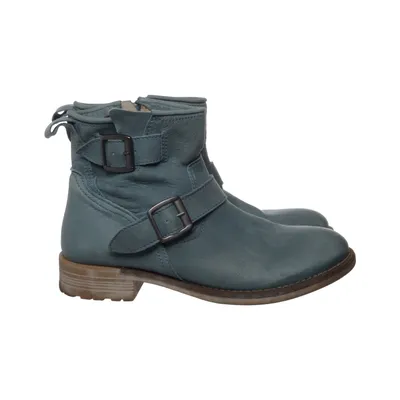 Ankle boots (Blue) from Duffy Leather