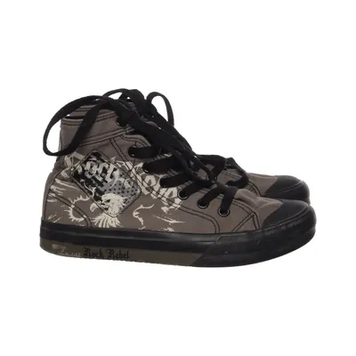 Chaussures en toile (Gris, Noir) de Rock Rebel