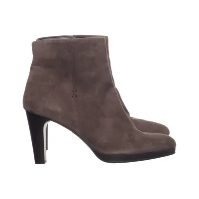 Heeled boots (Brown) from Lazzarini Polyester